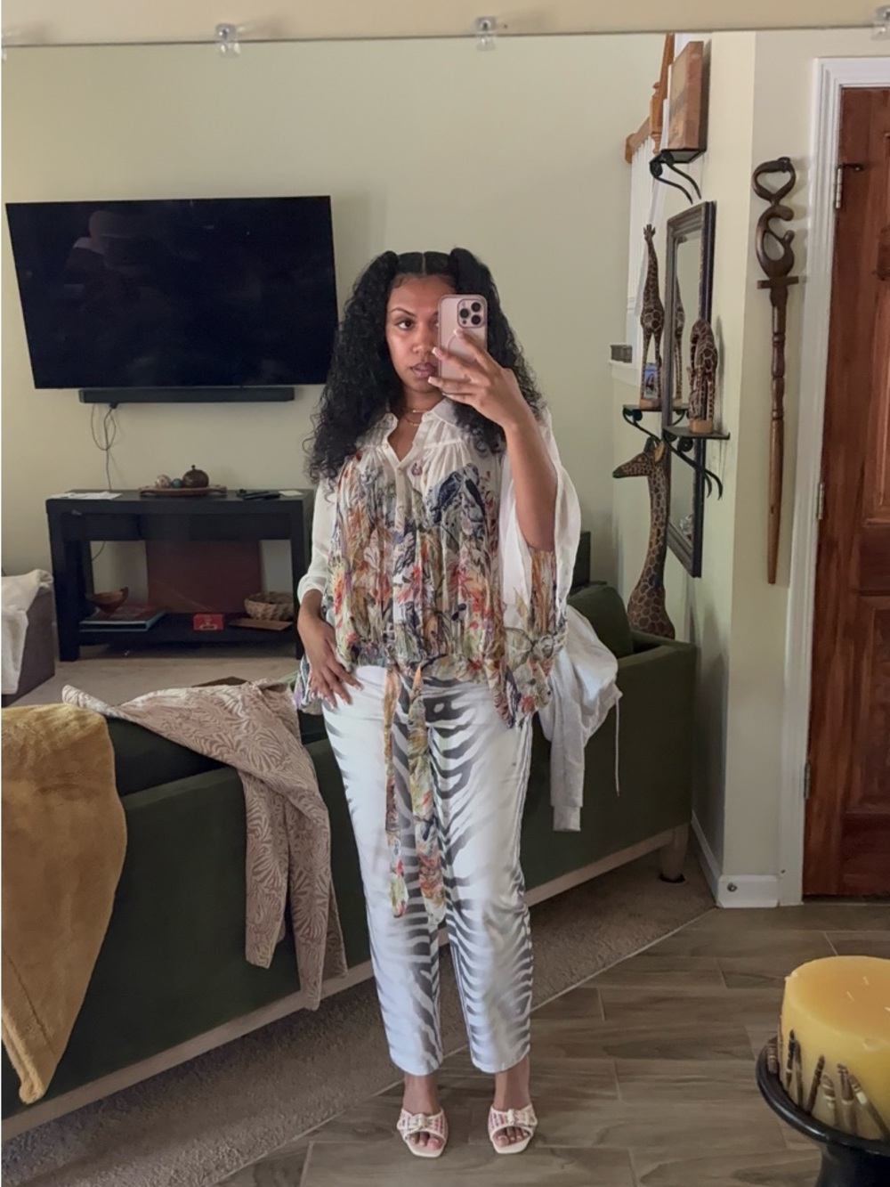Floral Ethereal Blouse by anthropology